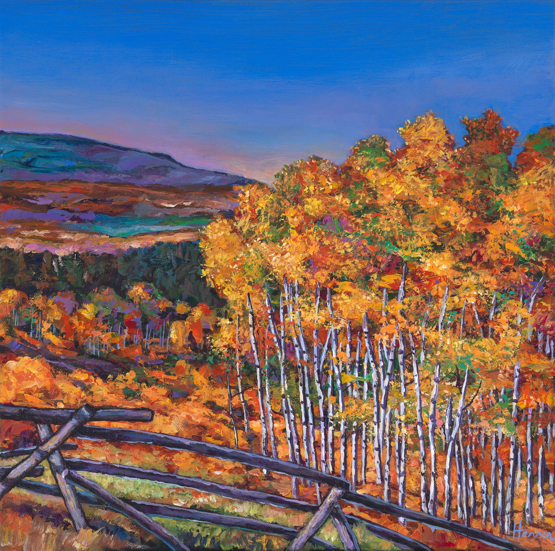 Aspen View painting