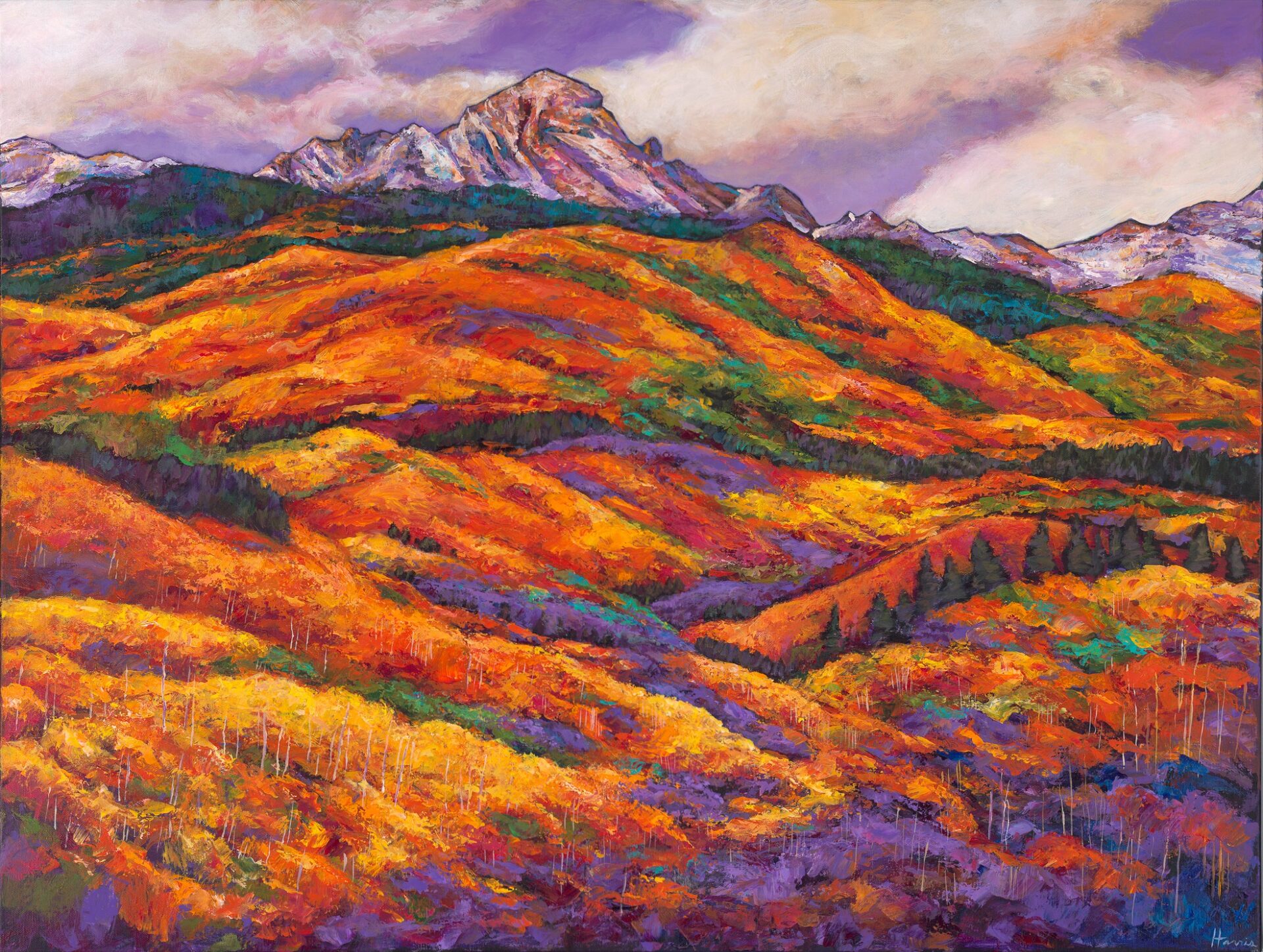 Colorado Aspen painting