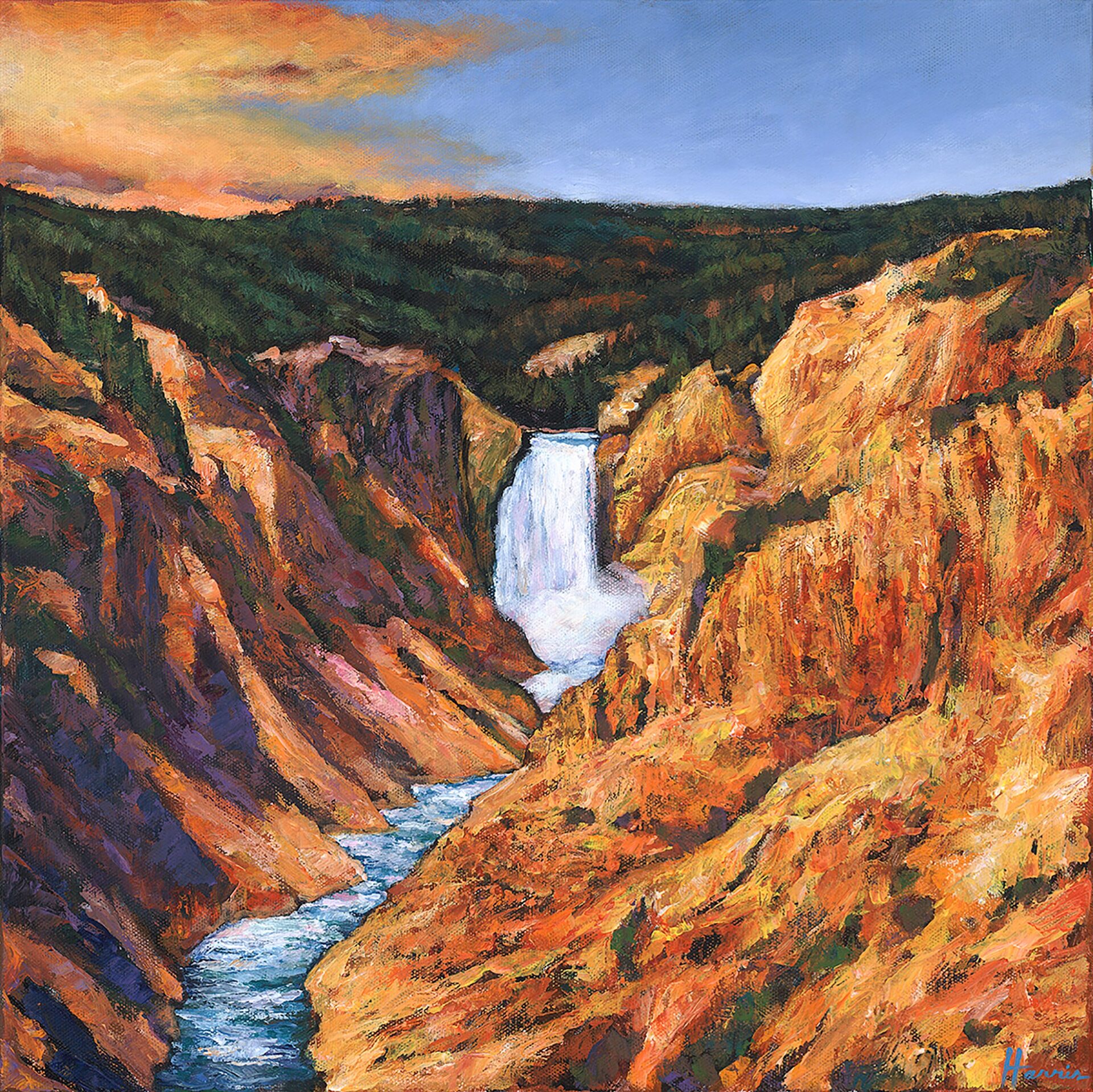 Free Falling painting