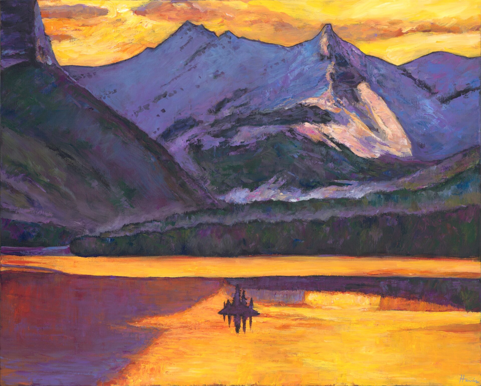 Glacier painting
