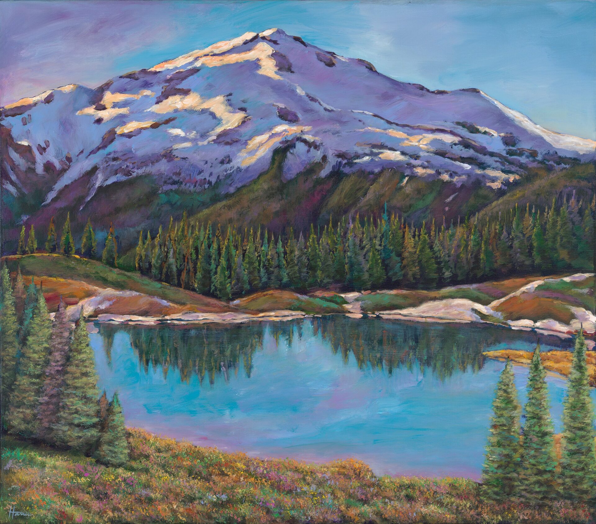 Reflections painting