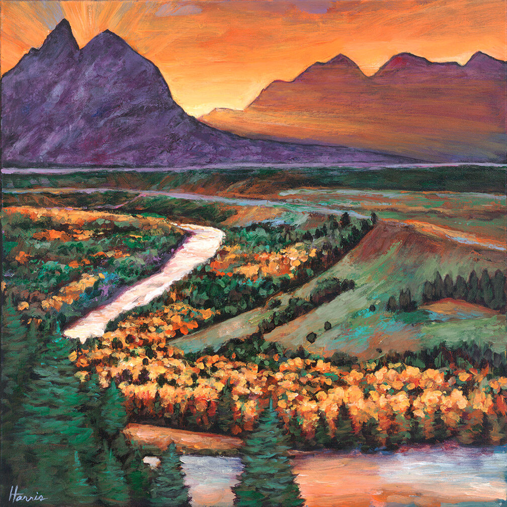 Snake River Overlook painting
