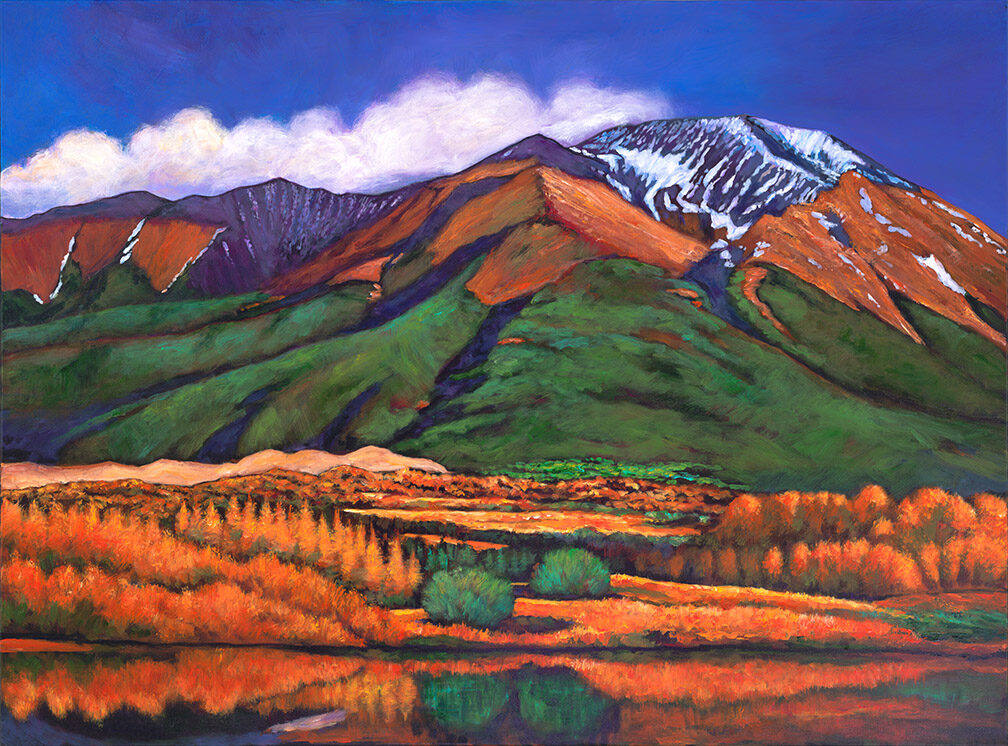Spanish Peaks painting