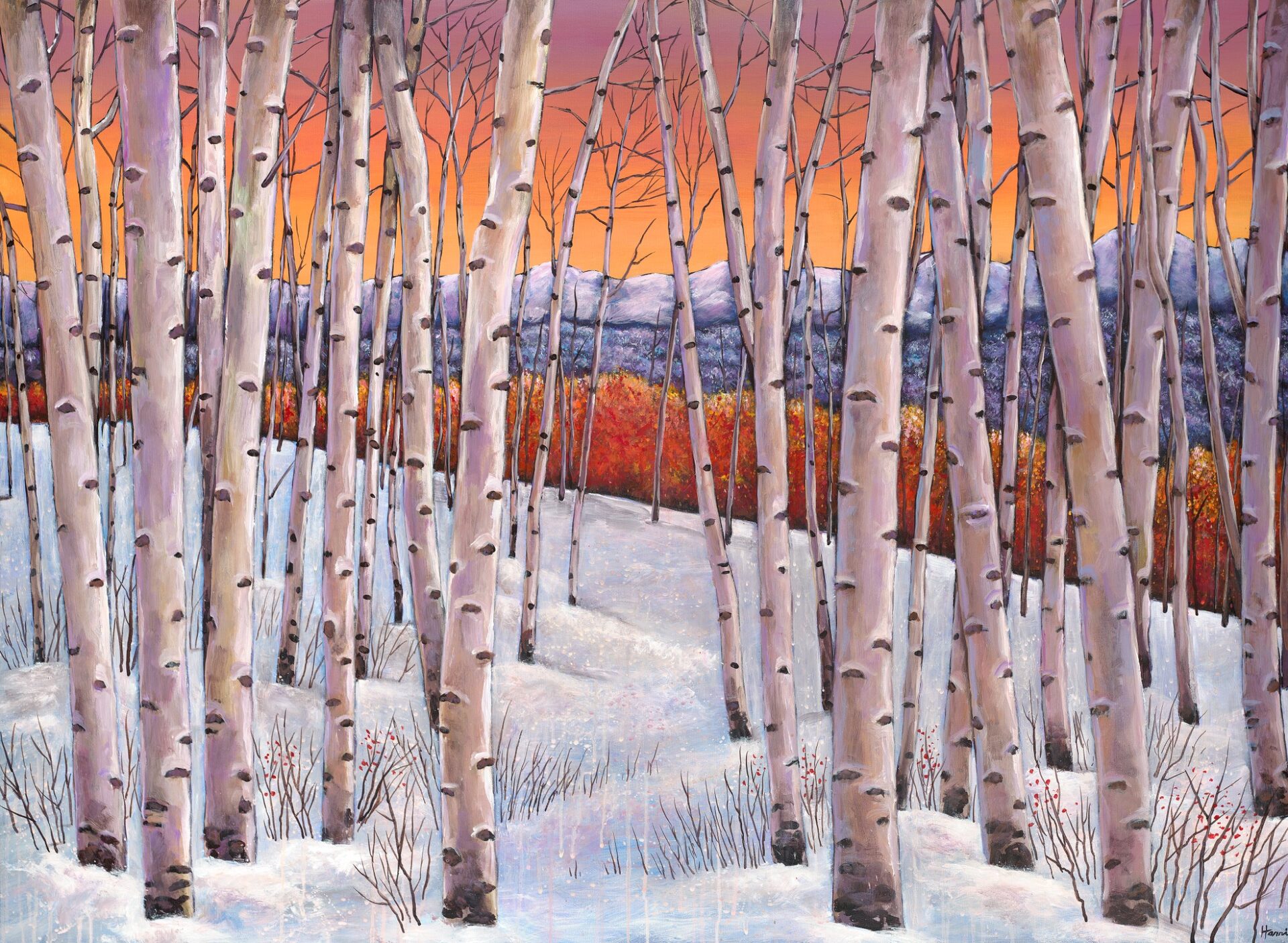 Winter's Dream painting